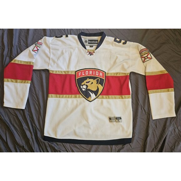 Florida Panthers Reebok Indo Edge Away Mens Jersey Player #5 Aaron Ekblad - Picture 1 of 16